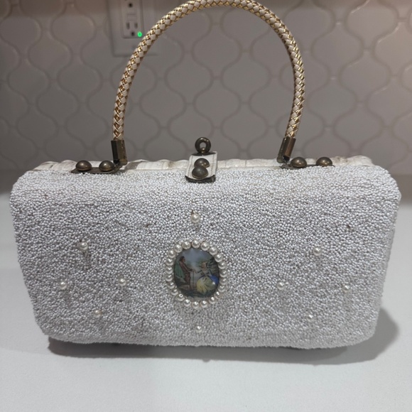 Vintage Midas of Miami Straw Handbag Circa 1960's